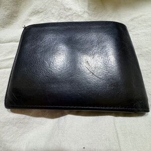 Coach Mens Black Wallet 90's Vintage